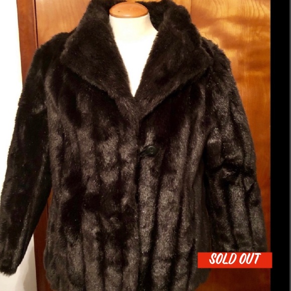 @SOULCRUSHER716 Jackets & Blazers - PLUS SZ CLASSIC BLACK MINK NEVER GOES OUT OF STYLE